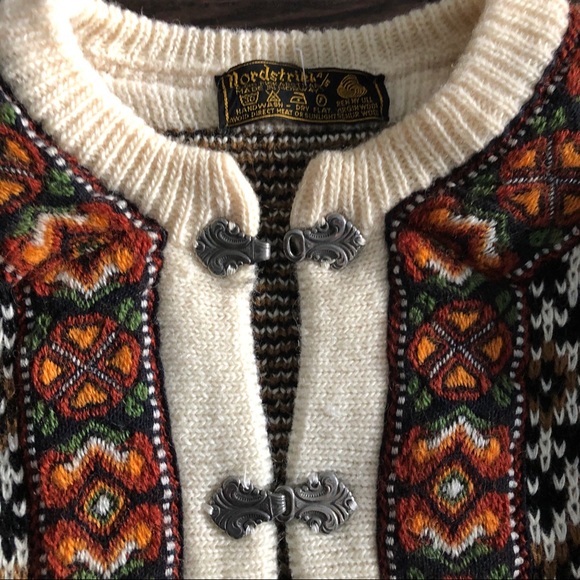 Nordstrikk Norway Virgin Wool Vintage Cardigan - Picture 2 of 3